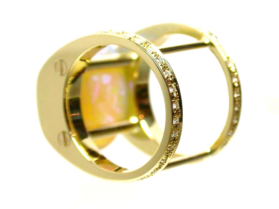 オーストラリア オパールの指輪